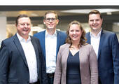 Das Geschäftsführungsteam bei Rouette Eßer (von links): Andreas Eßer, Tobias Mandt, Anne Eßer und Christoph Eßer (Bild: Rouette Eßer)