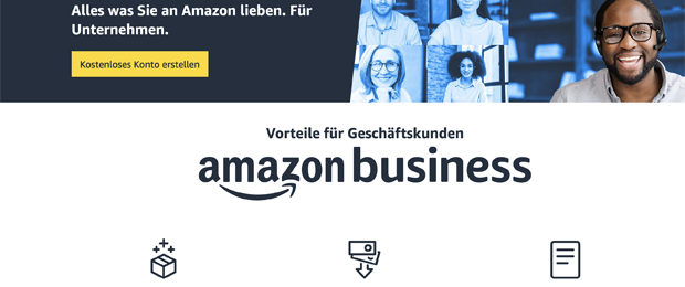 Neue Technologien und Features bieten Geschäftskundinnen und -kunden ein bequemes, intuitives und personalisiertes Einkaufserlebnis. (Bild: Amazon Business)