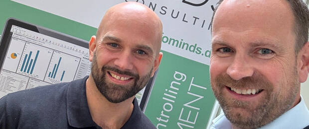 Freuen sich auf die Zusammenarbeit: Sascha Bökenheide (r.), Country Manager DACH bei Infominds, gemeinsam mit Nils Karsten, der seit dem 1. September das Projects Team des ERP-Spezialisten in Deutschland verstärkt. (Bild: Infominds)