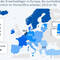 Der Anteil der Erwerbstätigen in Europa, die gelegentlich im Homeoffice arbeiteten. (Bild: Statista)